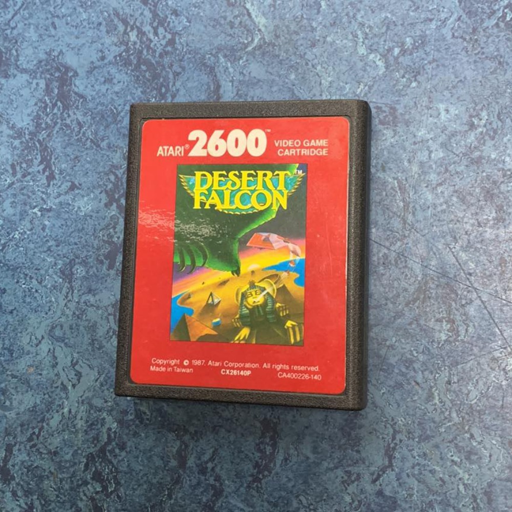 Jeu Atari 2600 Desert Falcon - Cartouche PAL - Bon état - Fully Working